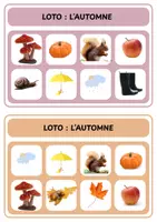 Aperçu - Jeux - Loto - L’automne - Page de couverture