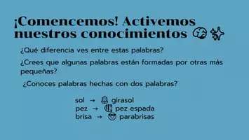 Vista previa - Presentaciones - Descubriendo las palabras compuestas - página 2
