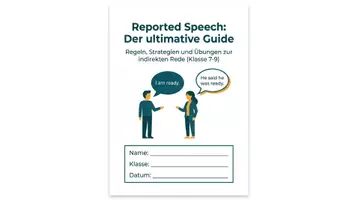 Vorschau - Arbeitsblätter - Reported Speech Klasse 7-9 Übungsheft PLUS Lernposter - Seite 1