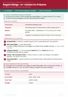 Vorschau - Arbeitsblätter - Vertretungsstunde Französisch: -er-Verben A1 - Seite 1