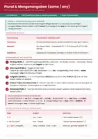 Vorschau - Arbeitsblätter - Englisch Klasse 5: Plural & some/any Vertretungsstunde - Seite 1