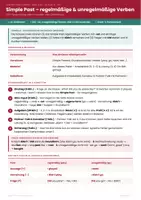 Vorschau - Arbeitsblätter - Simple Past Vertretungsstunde Englisch Klasse 6 - Seite 1