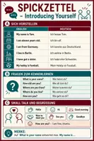 Vorschau - Poster - Englisch Spickzettel: Sich vorstellen - Deckblatt