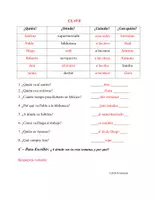 Vorschau - Arbeitsblätter - Lectura en Español Interrogativos- Lesung und Arbeitsblatt auf Spanisch Fragewörter (A1/A2) - Seite 2