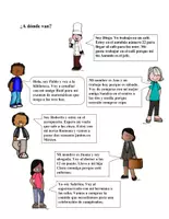 Vorschau - Arbeitsblätter - Lectura en Español Interrogativos- Lesung und Arbeitsblatt auf Spanisch Fragewörter (A1/A2) - Deckblatt
