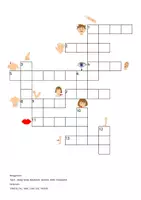 Vorschau - Spiele - My Body: Crossword Puzzle - Seite 1