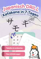 Vorschau - Arbeitsblätter - Japanisch lernen: Katakana in 7 Tagen Intensiv-Drill für Anfänger - Deckblatt