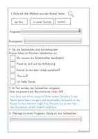 Vorschau - Arbeitsblätter - Lernzielkontrolle Satzzeichen - Klasse 2 - Seite 2