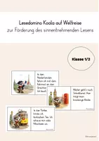 Vorschau - Spiele - Domino Weltreise - Freiarbeitsmaterial Klasse 1/2 - Deckblatt