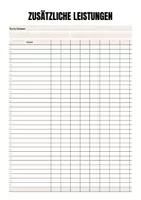 Vorschau - Lehrpläne/Lehrermaterial - Notenübersicht - Vorlage (DIN A4) - Seite 1