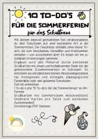 Vorschau - Aufgabenkarten - 10 To-Do‘s für die Sommerferien für das Schulteam - Seite 1