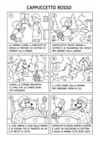 anteprima - Esercizi - Cappuccetto Rosso schede didattiche - Pagina 1
