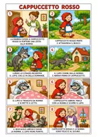 anteprima - Esercizi - Cappuccetto Rosso schede didattiche - Pagina 2
