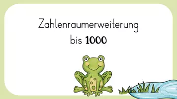 Vorschau - Stundenentwürfe - Zahlenraumerweiterung bis 1000 - 999 Froschgeschwister (Komplettpaket) - Seite 1