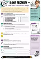 Vorschau - Stundenentwürfe - Deutsch Vertretungsstunden Klasse 8 | 10 Arbeitsblätter - Seite 1