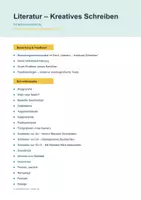 Vorschau - Arbeitsblätter - Literatur • Kreatives/ autobiografisches Schreiben • Materialsammlung • Oberstufe - Seite 1