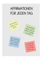 Vorschau - Anderer Materialtyp - Affirmationen Morgenkreis - Deckblatt