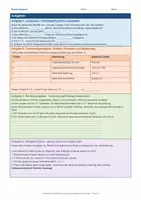 Vorschau - Arbeitsblätter - Arbeitsblatt Physik Klasse 9 - Elektrische Leistung und elektrische Energie - Seite 1