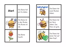 Vorschau - Spiele - Lesedomino, Bienen, Basisschreibungen - Seite 2