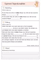 Vorschau - Stundenentwürfe - Forscherprotokoll "Temperaturempfinden" aus dem Materialpaket "Sinne Experiment-Paket" - Seite 3