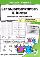 Vorschau - Arbeitsblätter - Lernwörter 4. Klasse – Komplettset | Rechtschreibung üben | Deutsch Klasse 4 - Seite 1