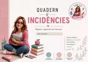 Vista previa - Para docentes: organización, planificación y formación - QUADERN D’INCIDÈNCIES (CATALÀ) - Portada