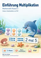 Vorschau - Arbeitsblätter - Einmaleins und Multiplikation Klasse 2 | Materialpaket | 20 PDFs mit 140 Arbeitsblättern - Seite 1