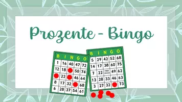 Vorschau - Spiele - Textaufgaben zur Prozentrechnung: Bingo-Übungsstunde (Grundwert, Anteil, Prozentsatz) - Seite 1