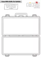 Vorschau - Arbeitsblätter - Erste Hilfe Koffer für Gefühle - Deckblatt