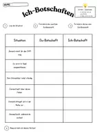 Vorschau - Arbeitsblätter - Ich- und Du-Botschaften - Deckblatt