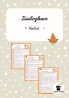 Vorschau - Fördermaterial/Inklusion - Herbst Dialoglesen – Leseförderung Klasse 2 | 3-fach differenziert - Deckblatt