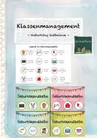 Vorschau - Bildkarten - Klassenmanagement: Geburtstag Rubbellose - Deckblatt