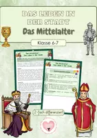 Vorschau - Arbeitsblätter - Mittelalter - Deckblatt