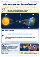 Vorschau - Arbeitsblätter - Sonnenfinsternis 2026 Arbeitsheft Klasse 5 bis 6 - Seite 1