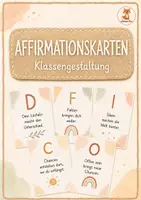 Vorschau - Bildkarten - Affirmationskarten – 27 ABC-Karten für die Grundschule - Deckblatt
