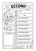 anteprima - Schede informative - 📚 Scheda "Eccomi!" – Presentazione classe prima | Accoglienza scuola primaria - Pagina di copertina