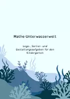 Vorschau - Arbeitsblätter - Mathe-Unterwasserwelt: Lege-, Sortier- und Gestaltungsaufgaben für den Kindergarten - Seite 1