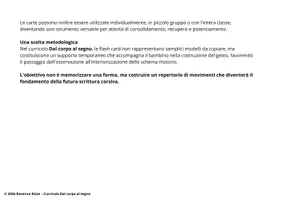 anteprima - Flashcard - DAL CORPO AL SEGNO - FLASH CARD FORME GENERATRICI - Pagina 2