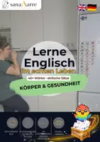 Vorschau - Fördermaterial/Inklusion - Englisch Flashcards: Körper & Gesundheit - Deckblatt