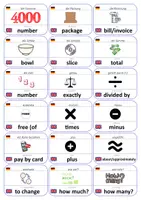 Vorschau - Fördermaterial/Inklusion - Englisch Flashcards: Maße & Geld - Seite 2