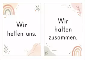 Vorschau - Bildkarten - Klassenregeln Grundschule Vorlagen zum Ausdrucken - Seite 3
