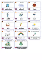 Vorschau - Fördermaterial/Inklusion - Englisch Flashcards: Natur & Wetter - Seite 3