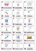 Vorschau - Fördermaterial/Inklusion - Englisch Flashcards: Räume - Seite 2