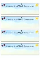 Vorschau - Mal- und Bastelvorlagen - Sommerferien-Grüße - Seite 2