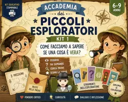anteprima - Esercizi - Piccolo esploratore della verità - pensiero critico - Pagina di copertina