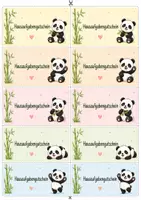 Vorschau - Bildkarten - Hausaufgabengutscheine im Panda Design - Deckblatt