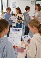 Vorschau - Arbeitsblätter - Kennenlernbingo Klasse 5 | Bingo Kennenlernspiel 5. Klasse | Kennenlernen neue Klasse weiterführende Schule - Seite 1
