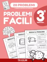 anteprima - Esercizi - Problemi Facili – Classe Terza Primaria - Pagina di copertina