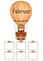 Vorschau - Poster - Geburtstagskalender Otter-Klasse | 12 Monatsseiten - Seite 2