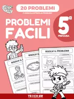 anteprima - Esercizi - Problemi Facili - Classe Quinta Primaria - Pagina di copertina